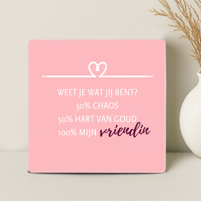 Tegel - Weet je wat jij bent? - Printazzy