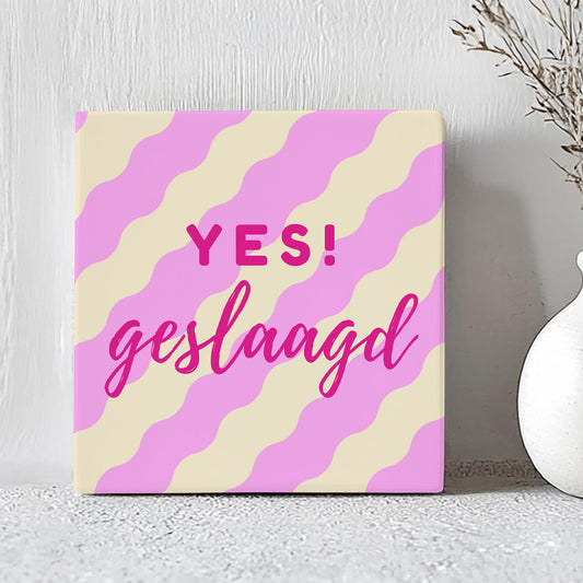 Tegel - YES! Geslaagd