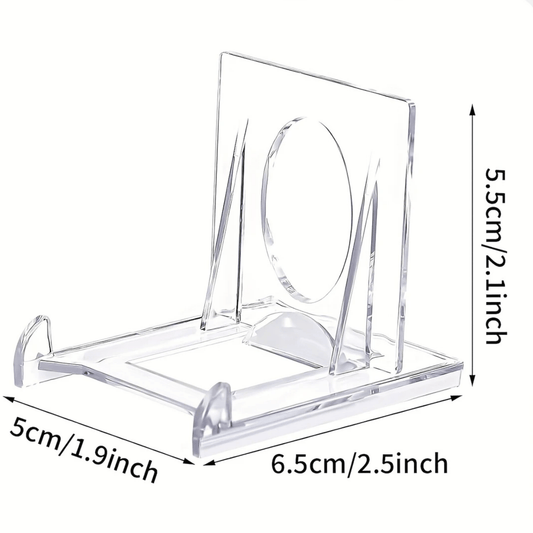 Tegelhouder - Transparant met schuif