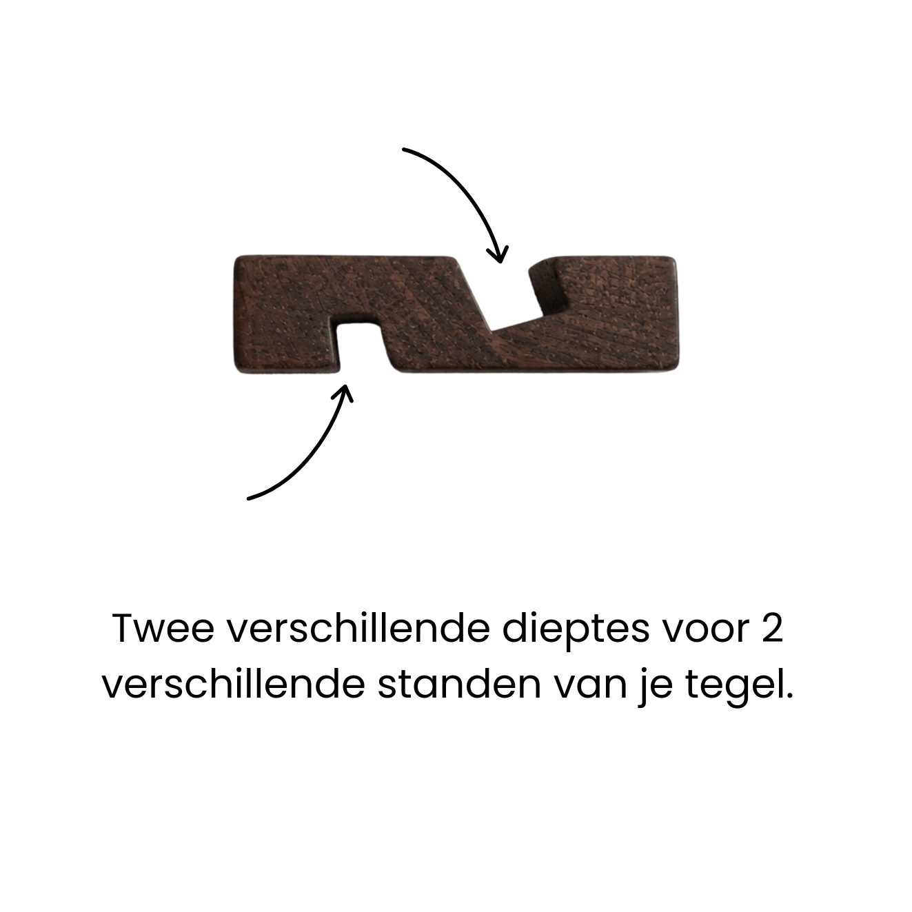 Tegelhouder standaard voor tegeltjes met tekst
