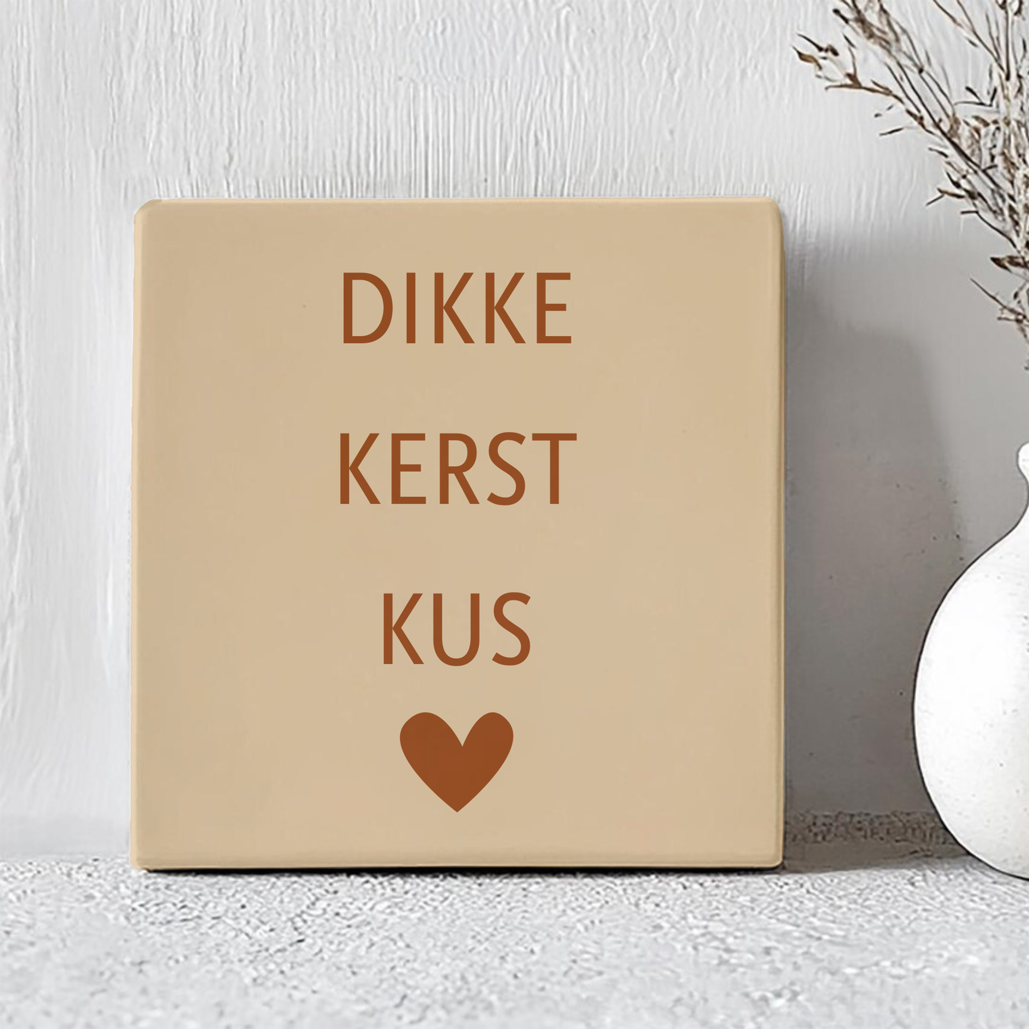 Tegel - Dikke Kerst Kus - Printazzy