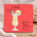 Tegeltje met Tekst - Cocktail Pina Colada