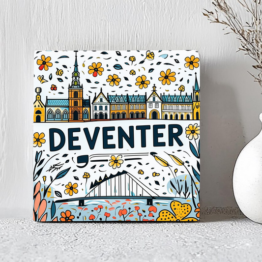 Tegeltje Deventer | Handgetekend Ontwerp