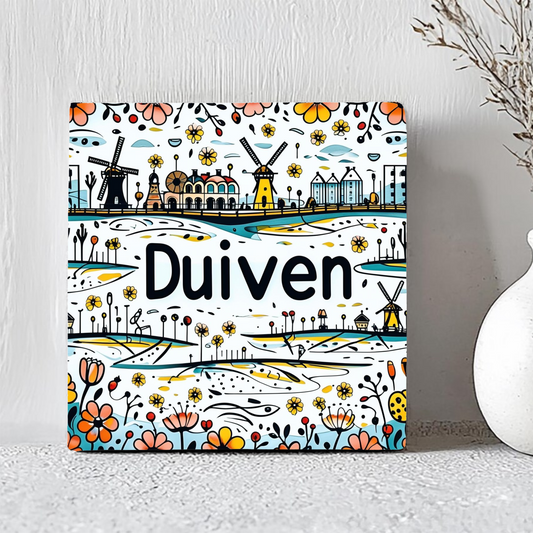 Tegeltje Duiven | Handgetekend Ontwerp