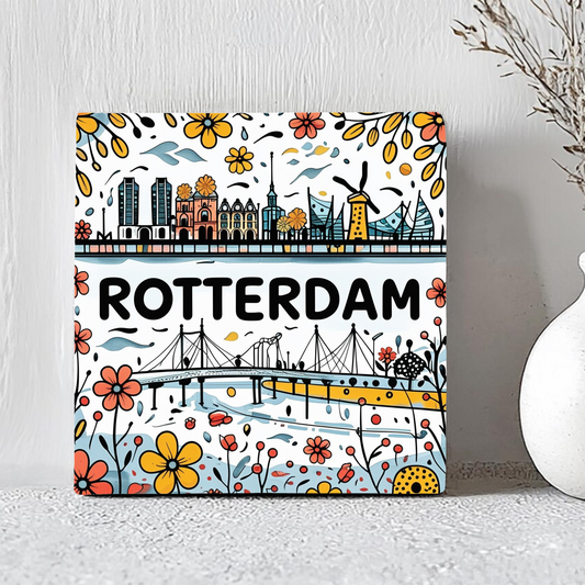 Tegeltje Rotterdam | Handgetekend Ontwerp