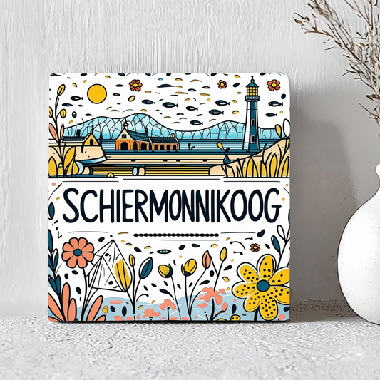 Tegeltje Schiermonnikoog | Handgetekend Ontwerp