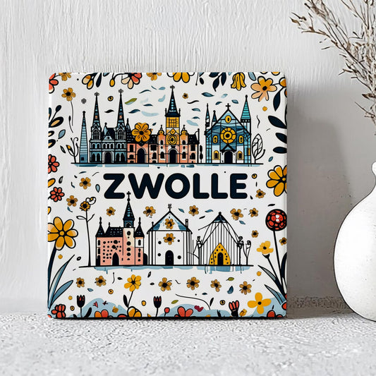 Tegeltje Zwolle | Handgetekend Ontwerp