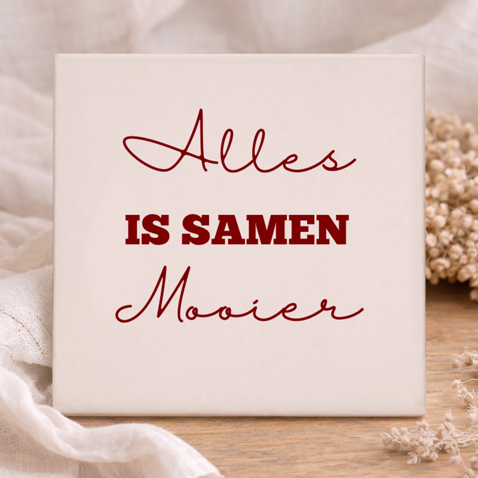 Tegel - Alles is Samen Mooier