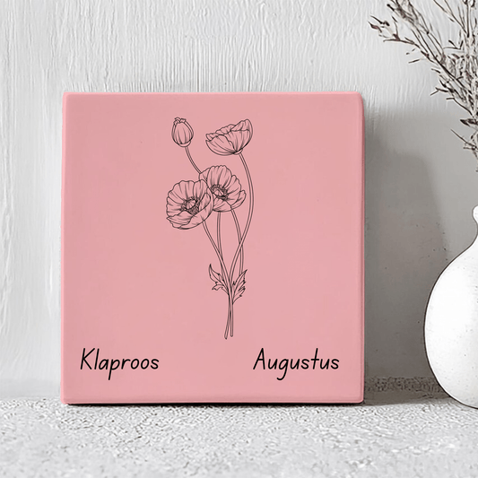Geboorte Tegel - Augustus Klaproos