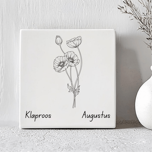 Geboorte Tegel - Augustus Klaproos