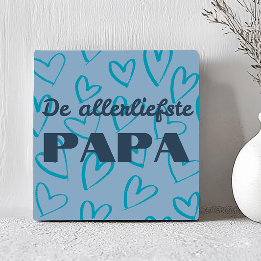 Tegel met Tekst - De Allerliefste Papa