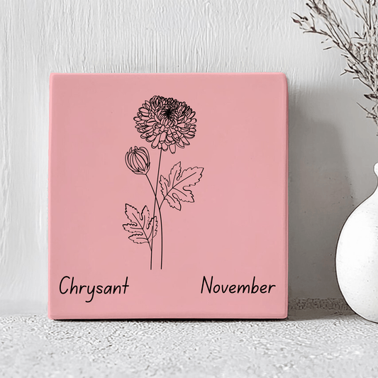 Geboorte Tegel - November Chrysant
