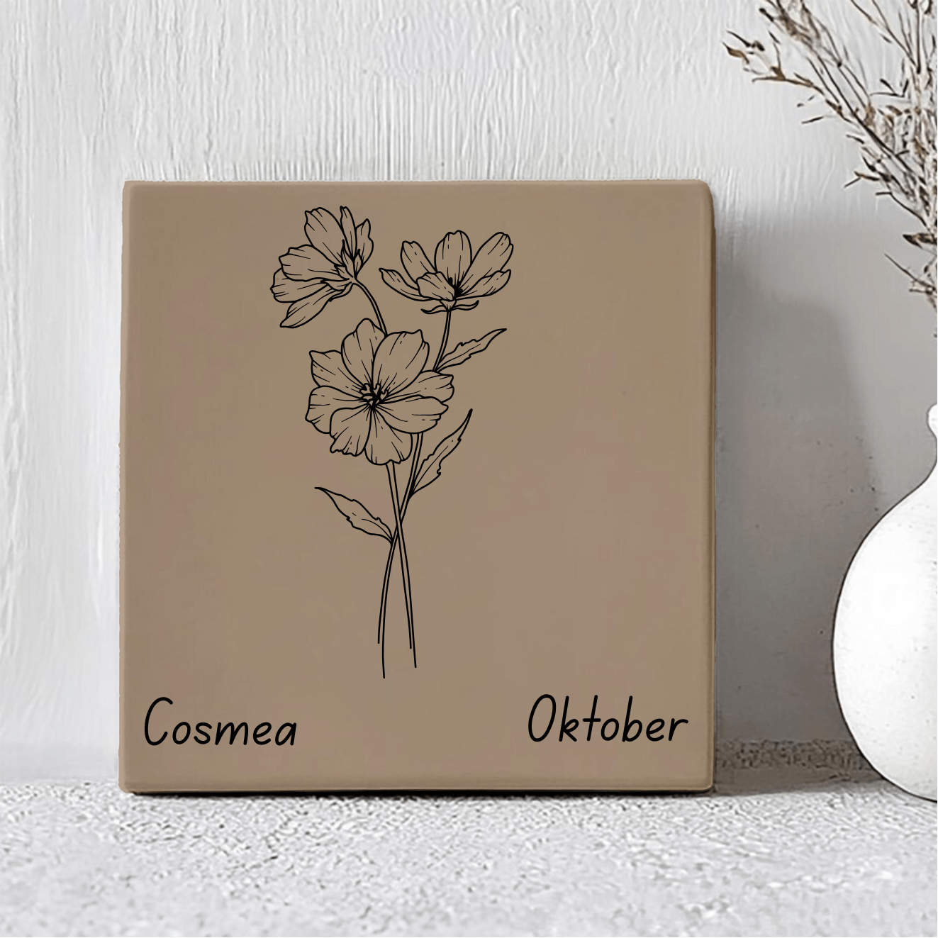 Geboorte Tegel - Oktober Cosmea